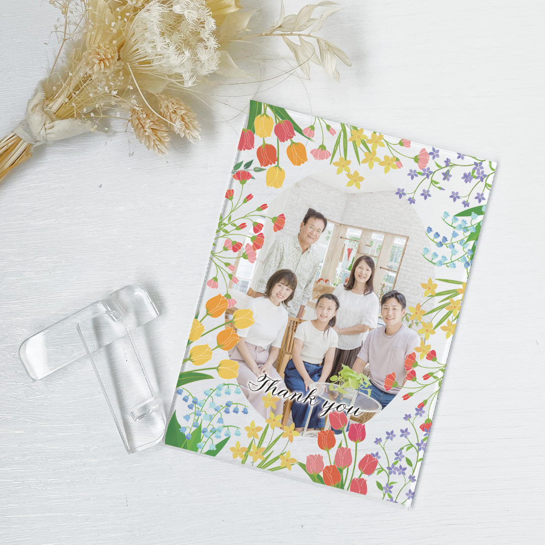 【父の日ギフト】日頃の感謝を伝えるメッセージアクリルギフト 写真 UV印刷 アクリルパネル A26