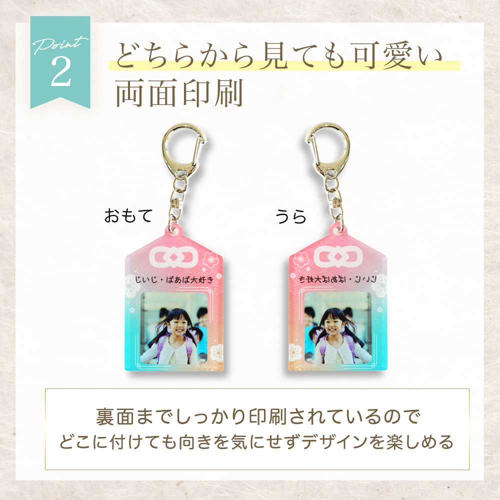 御守りアクリルキーホルダー