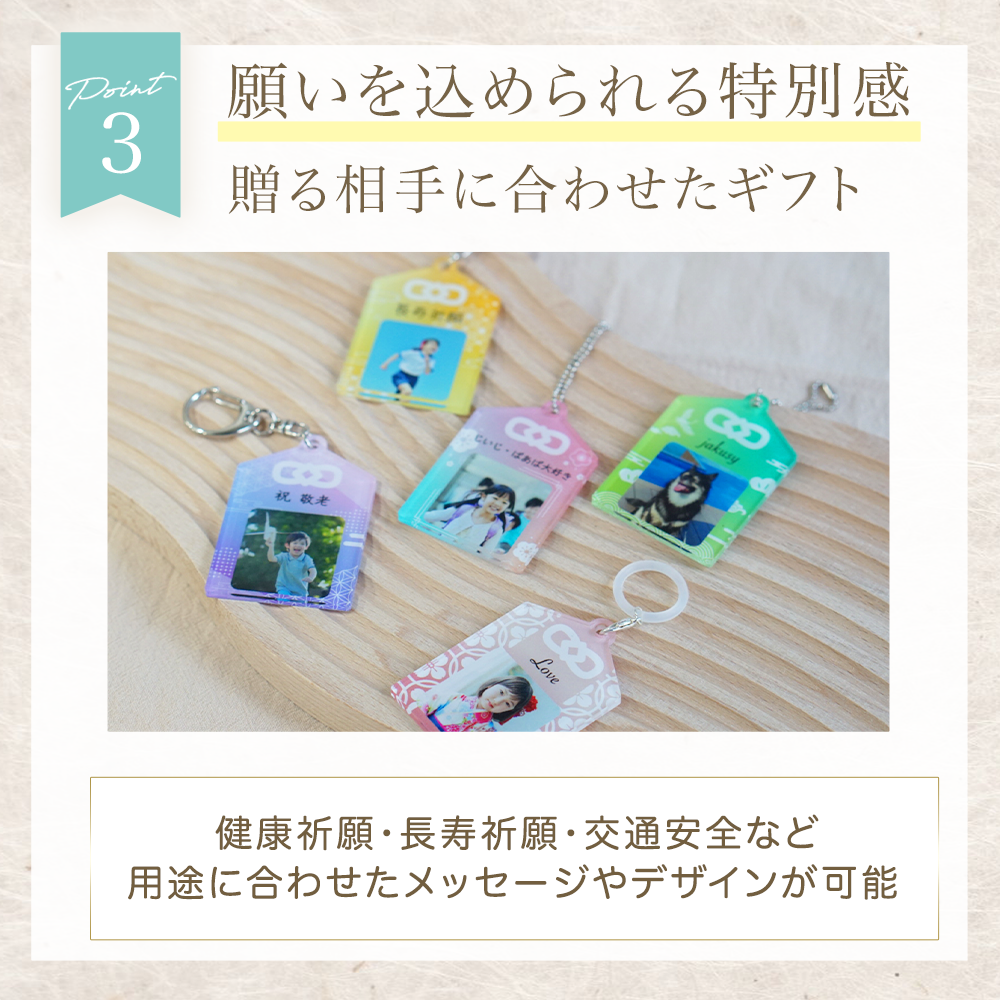 御守りアクリルキーホルダー