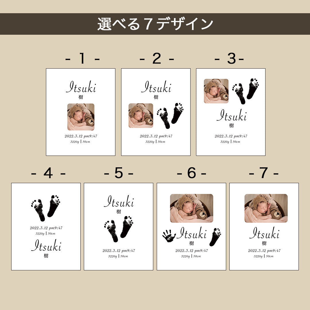 【生まれて初めての贈り物】【木製ガラス命名書 i19】ニューボーンフォト フォトフレーム 写真印刷 命名 プリザーブドフラワー 手形 足形 赤ちゃん 出産祝い ドライフラワー フラワーインテリア フラワーギフト 孫 祖父 祖母 プレゼント お花 額 壁掛け #i19-3