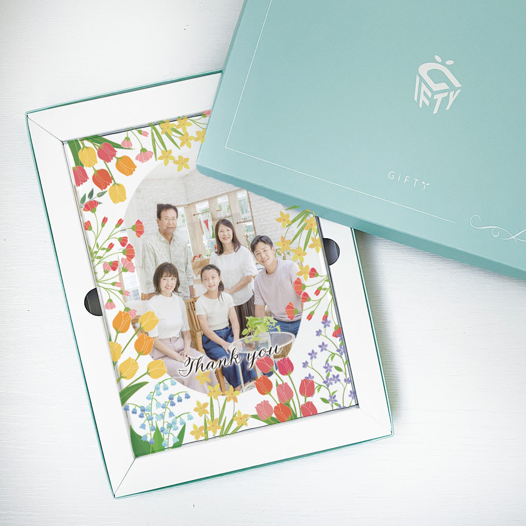 【父の日ギフト】日頃の感謝を伝えるメッセージアクリルギフト 写真 UV印刷 アクリルパネル A26