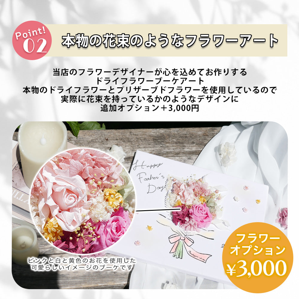 【 キャンバスフラワーブーケ i45 】枯れない花束 花束 ギフト プレゼント ドライフラワー イラスト 敬老の日