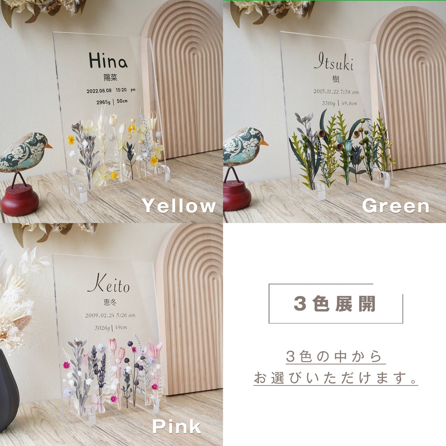 フラワーフィールド 命名書 #i09