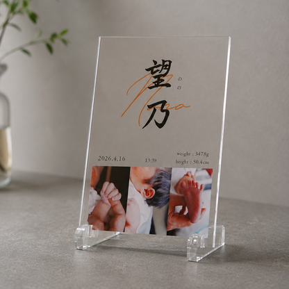 命名書パネル #A77