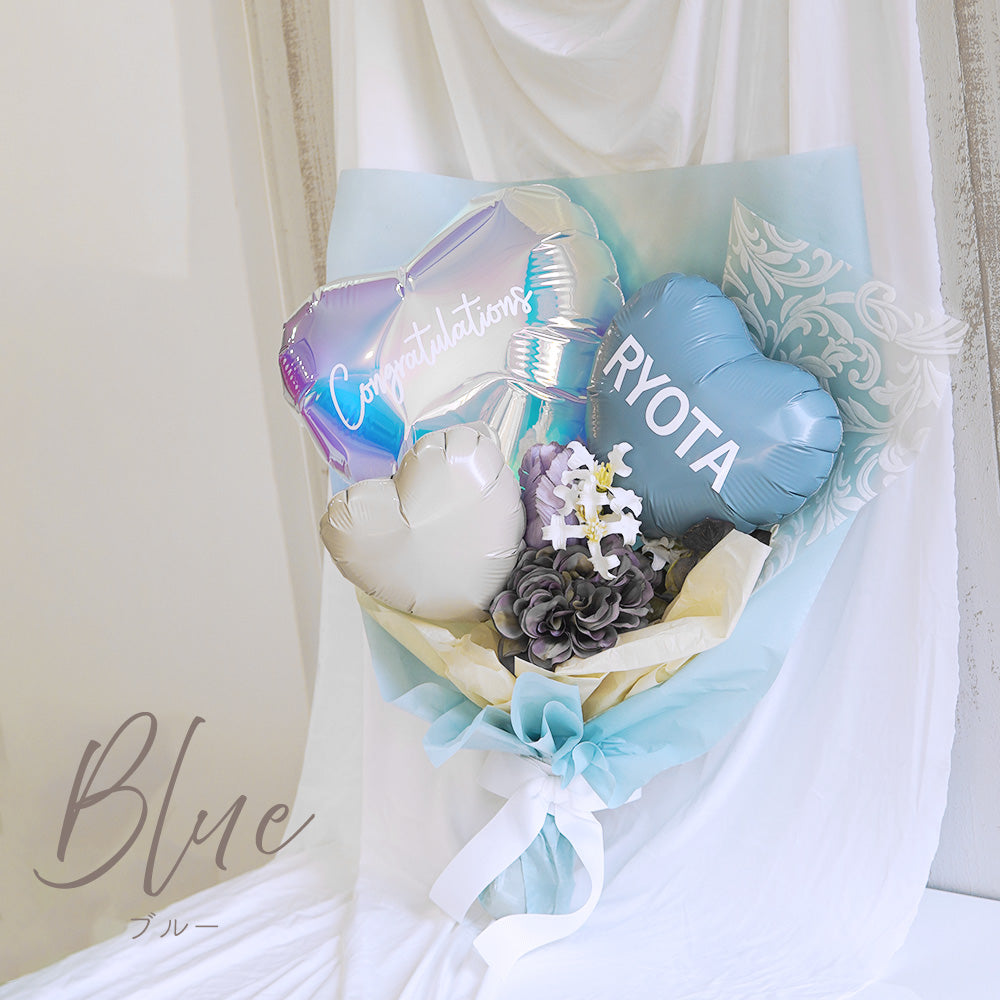 卒業式フラワーバルーンブーケ 【BA003】